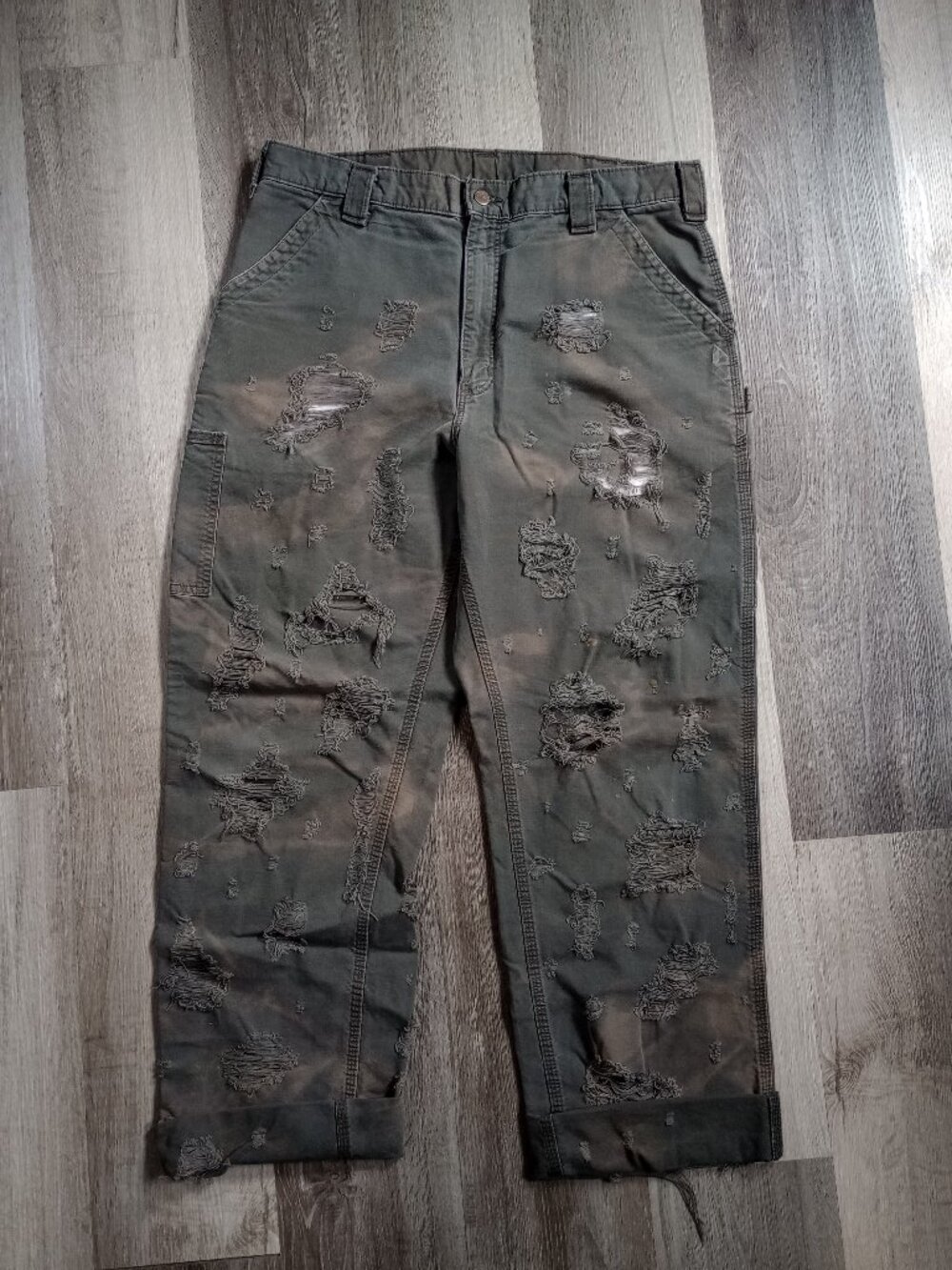 Custom Heavy Distress Carhartts